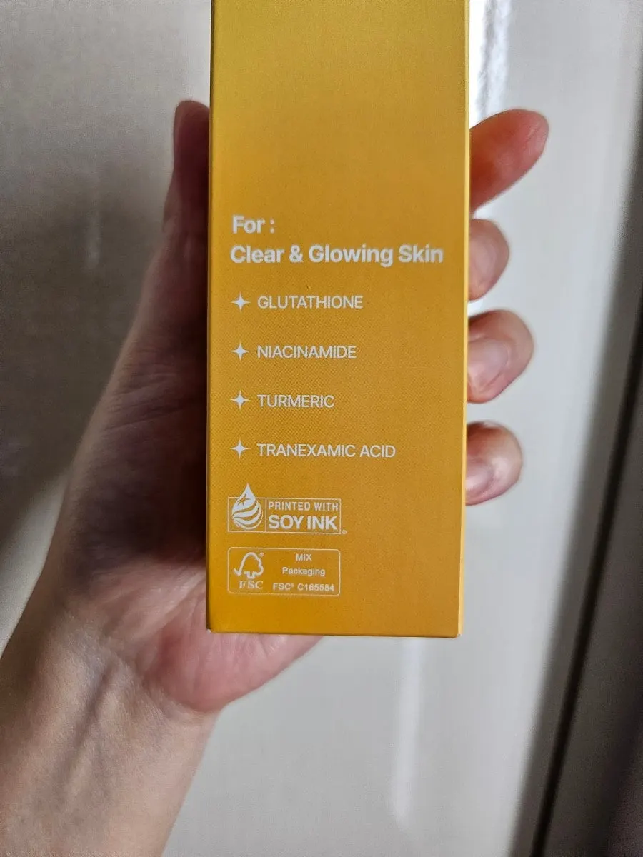 Glutathione serum for dehydrated oily skin: HEEDA 2-week test