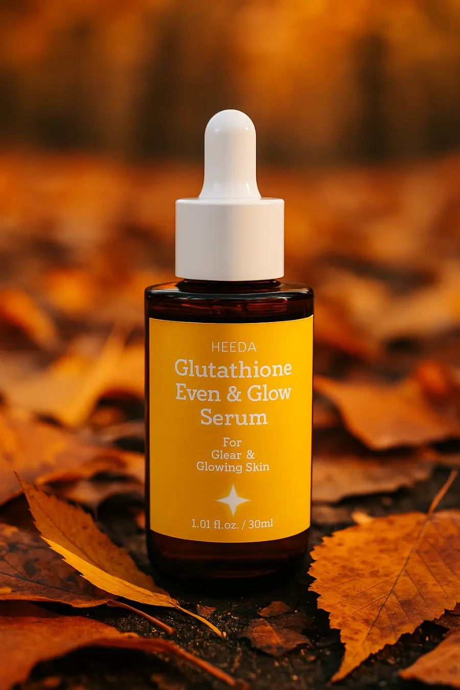 Glutathione glow serum tested 2 weeks: HEEDA High-End Glow Serum