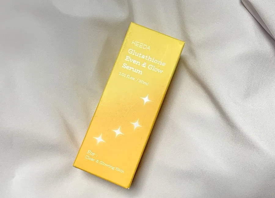Glutathione serum for dehydrated skin: HEEDA Even & Glow Serum