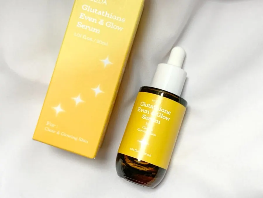 Glutathione serum for dehydrated skin: HEEDA Even & Glow Serum