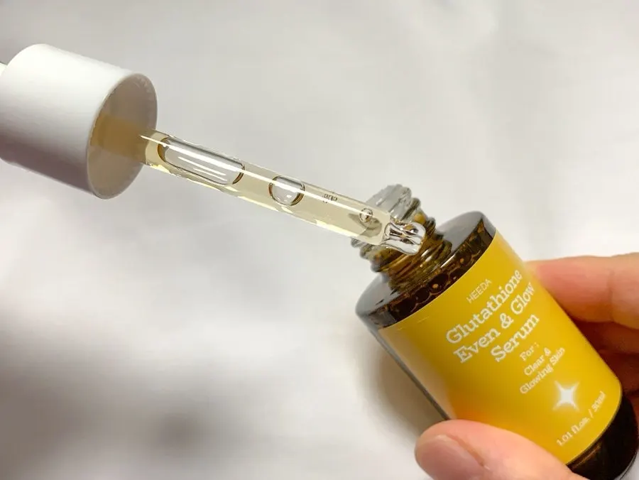 Glutathione serum for dehydrated skin: HEEDA Even & Glow Serum
