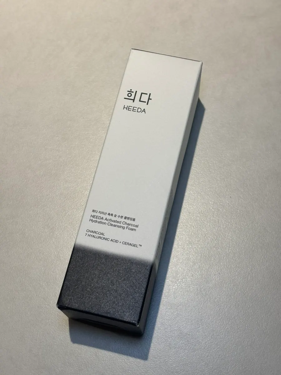 HEEDA foam cleanser tube showing product name