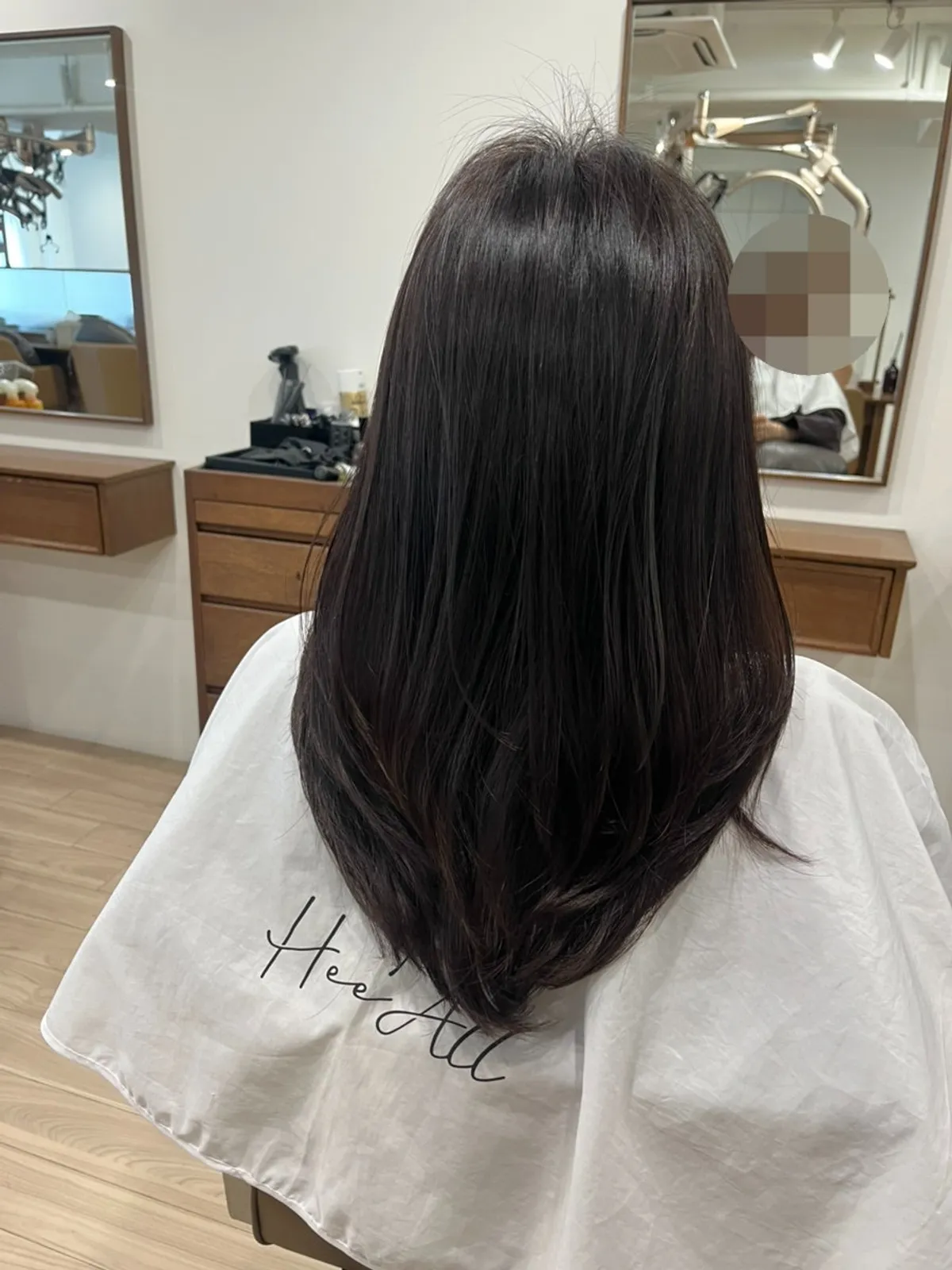 희올헤어 강남본점에서 완성한 C컬펌 헤어스타일