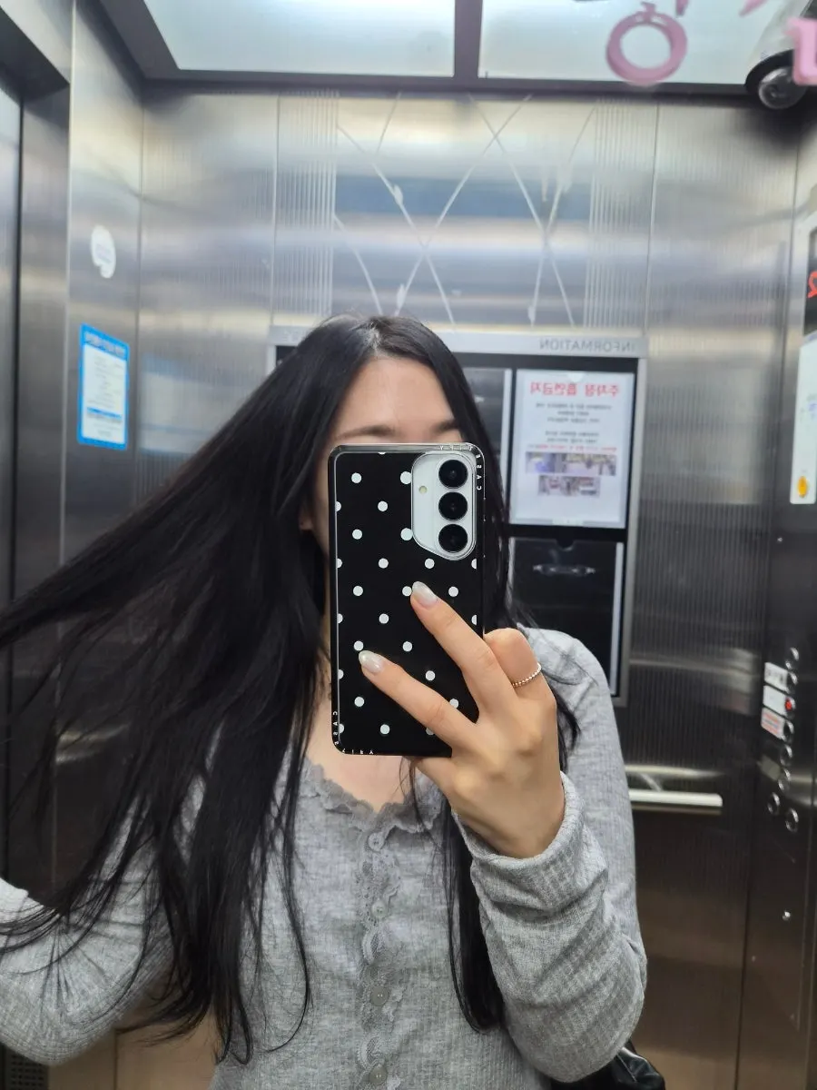 Before-treatment record photo of long hair