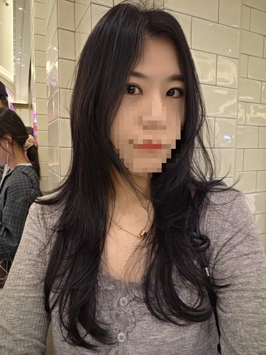 Final photo confirming the completed hush perm