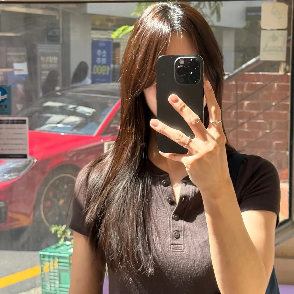 Hair looking calm after treatment even without blow-drying