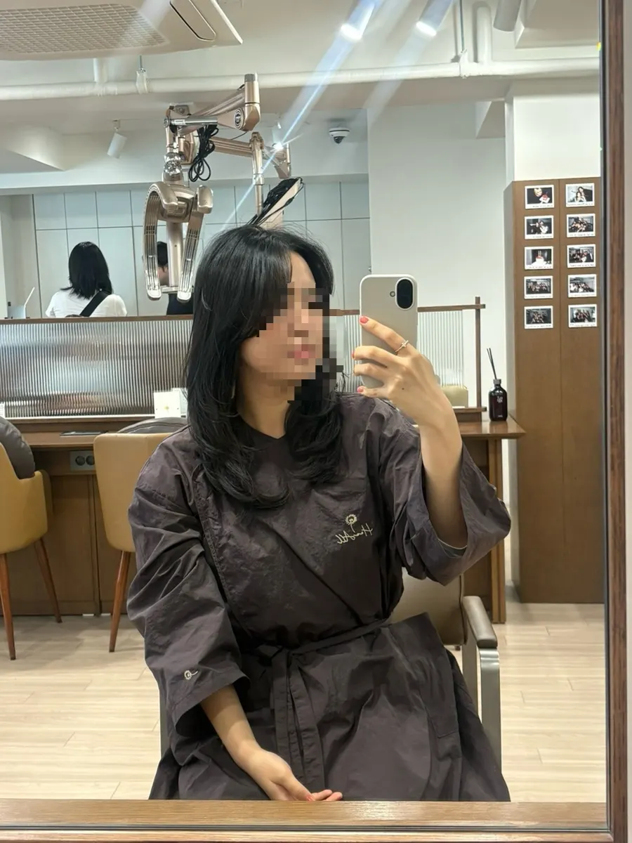 Gaya rambut selesai setelah potong ulang