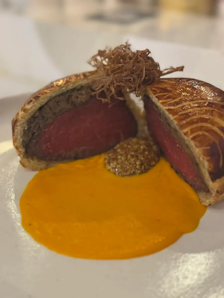 The pastry-wrapped look of the Beef Wellington