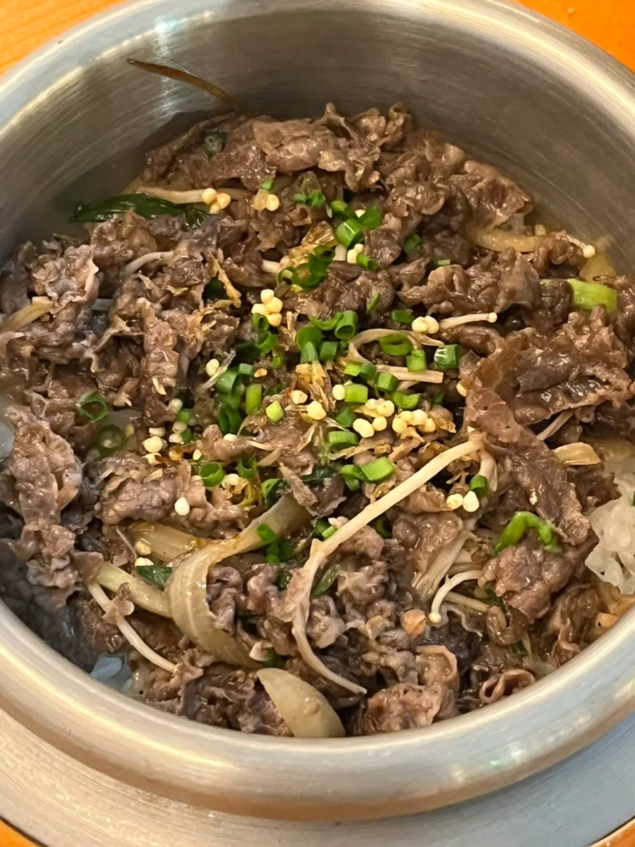 Hanwoo bulgogi rice bowl at Huiyeol Seocho Gyodae Branch