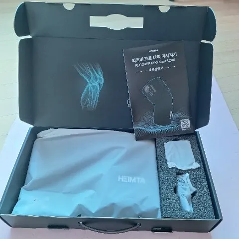 저주파와 온열 기능을 결합한 무릎 디바이스