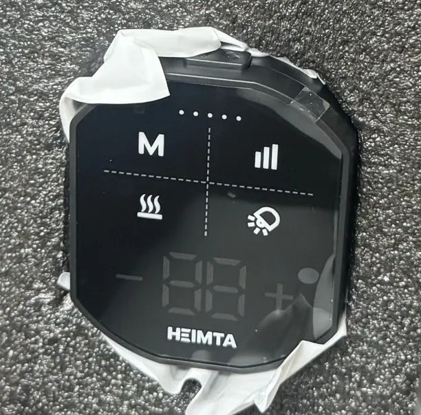 Touch-type LED controller screen powered on