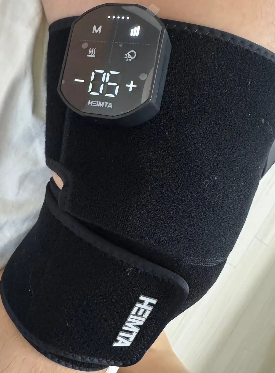 Knee care in progress with intensity gradually increased