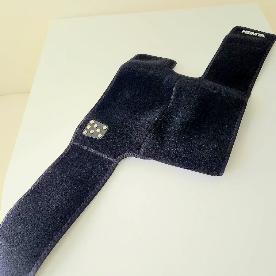 Electrode pad on the inside of the massage pad