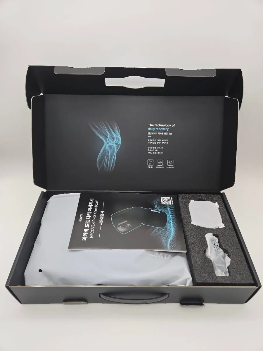 Knee massager highlighting easy wear
