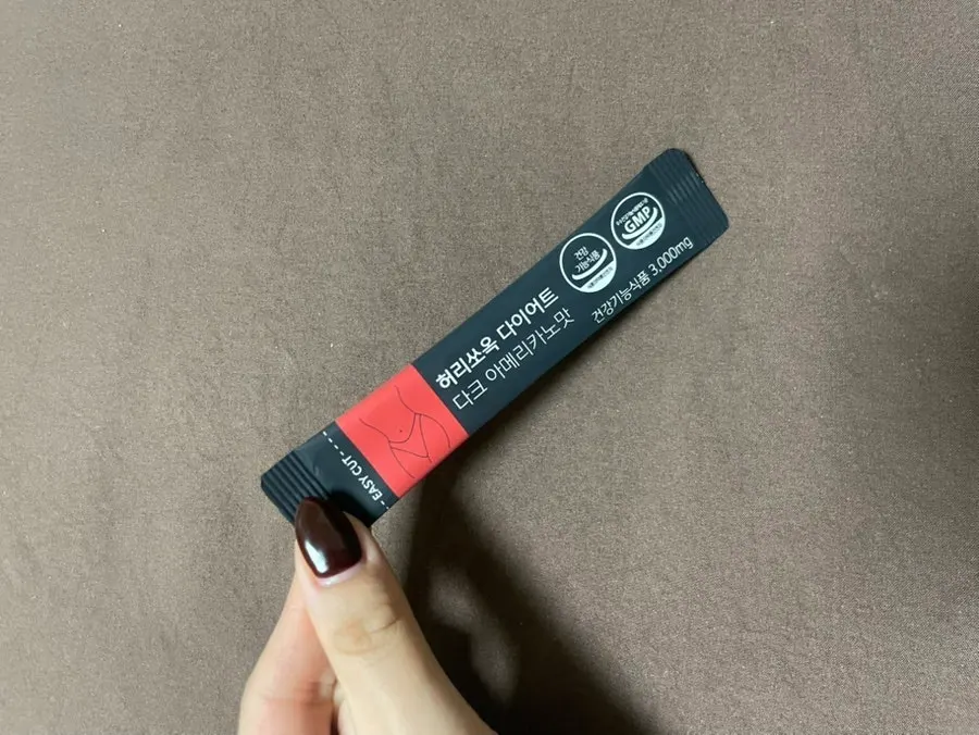 Individually wrapped diet coffee stick
