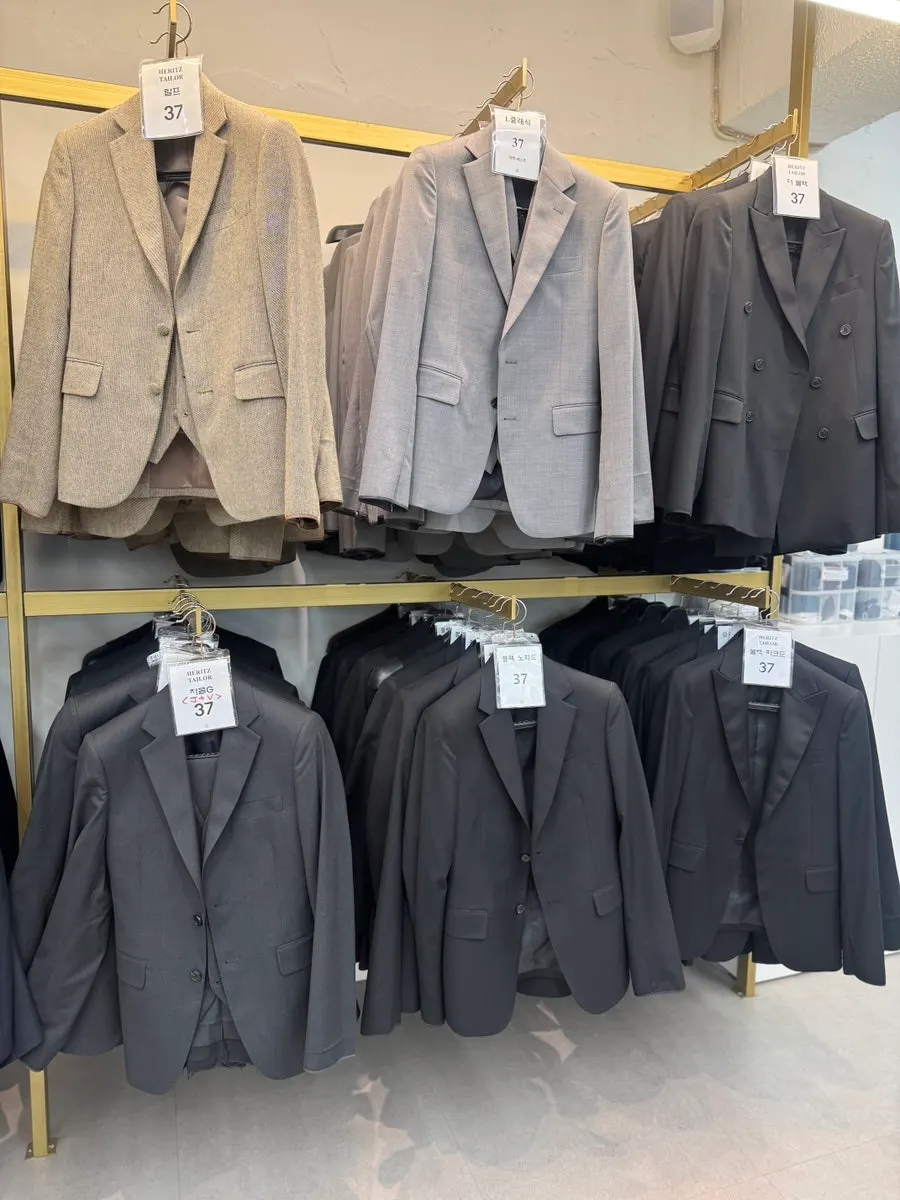 Bright-colored shoot suits