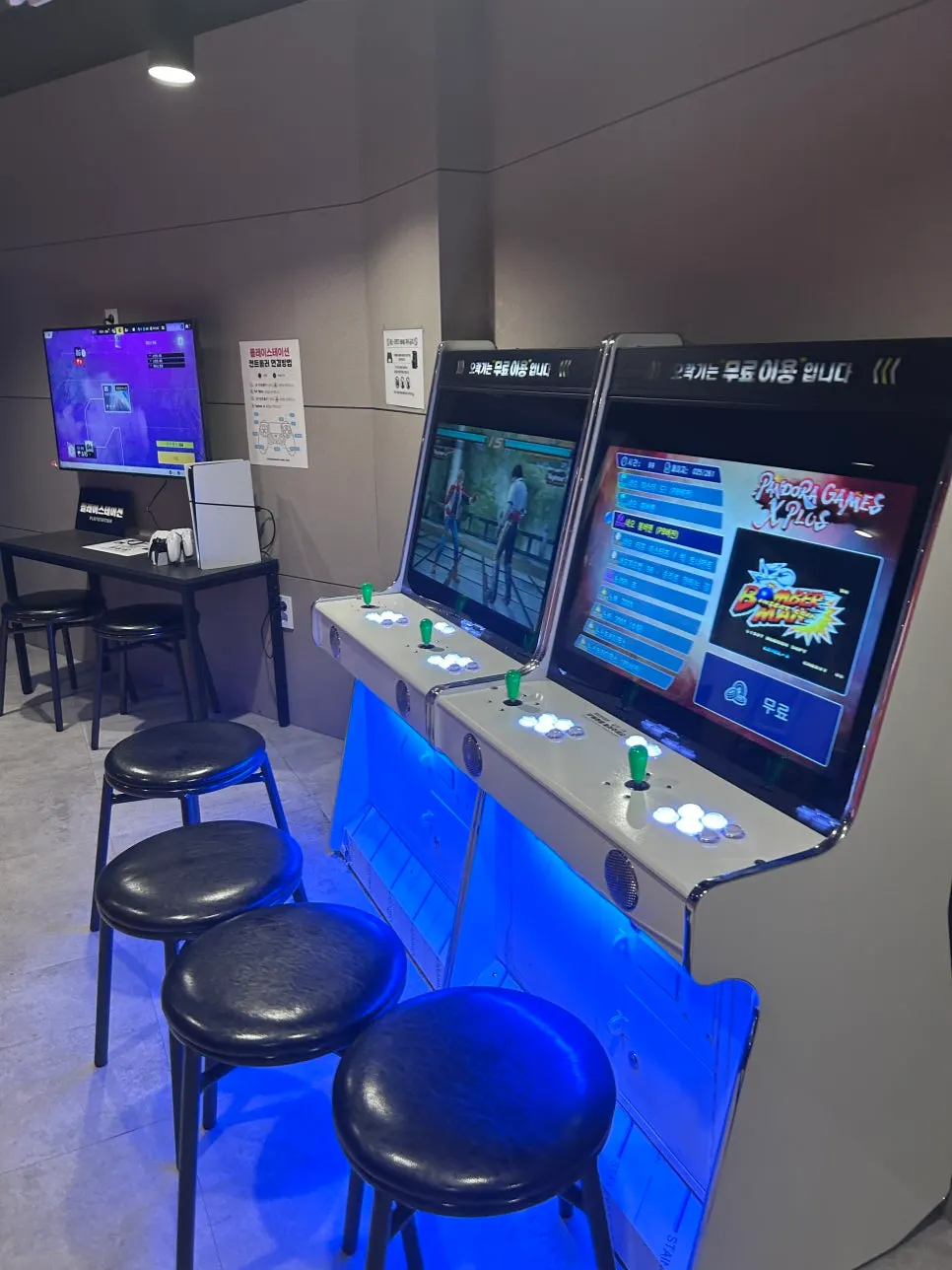Seating area at Hero Board Game Cafe Nowon Branch