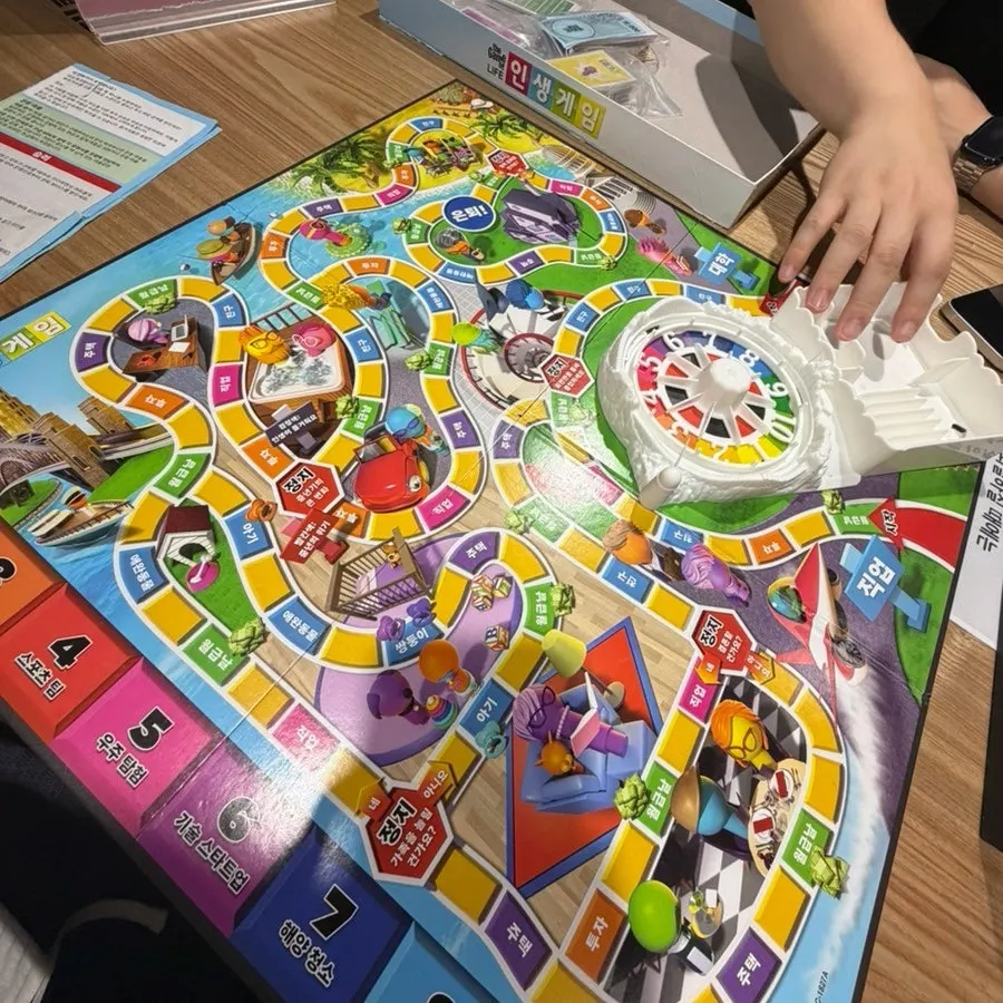 Table mid-game of The Game of Life