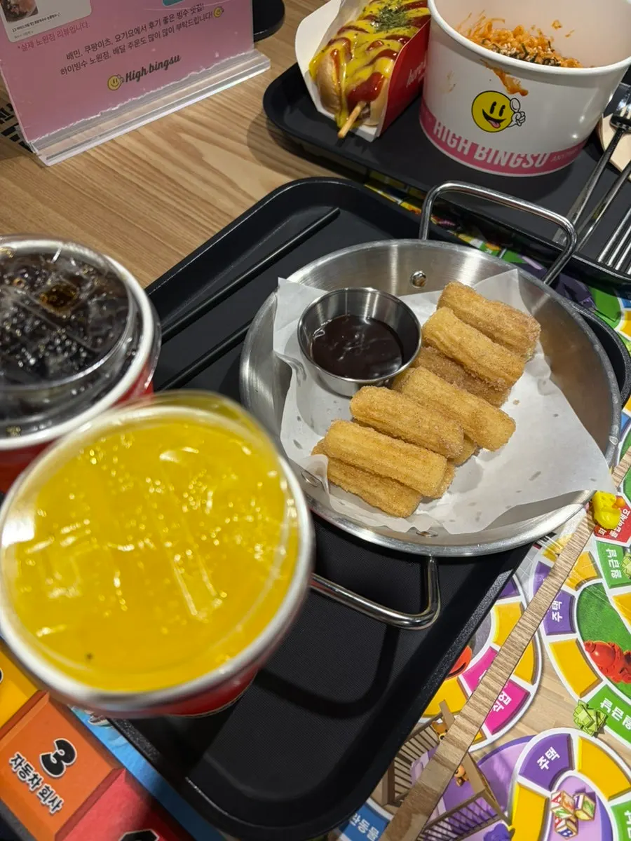 Ordered buldak and hot dogs
