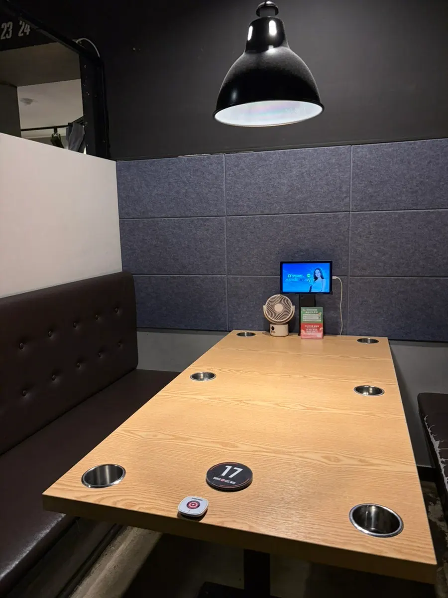 Interior seating at Hero Board Game Cafe Hongdae Branch 1