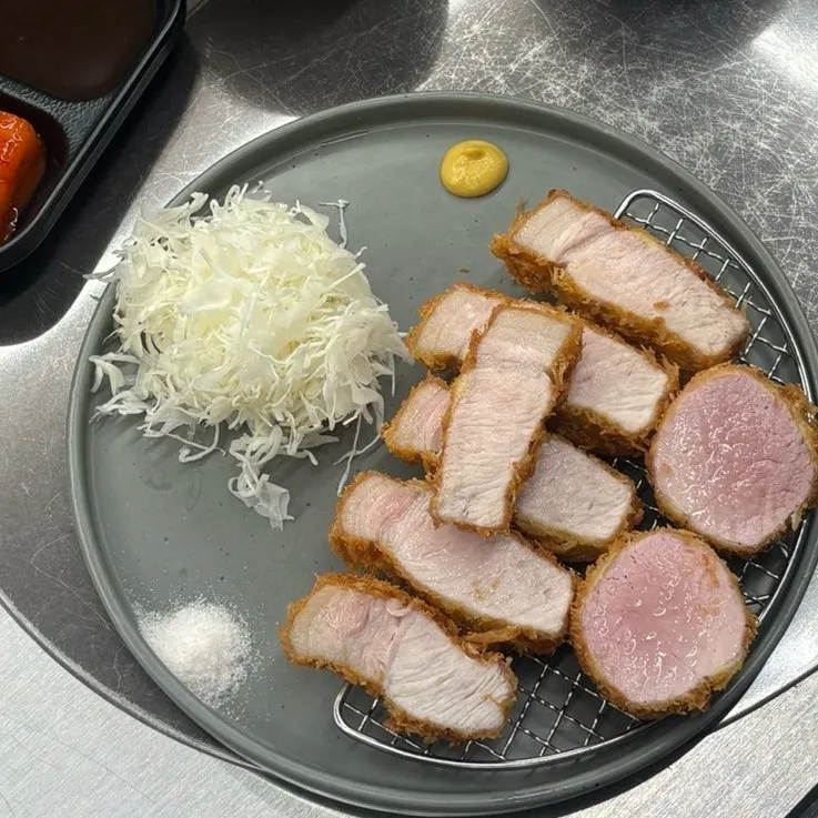 A plate of YBD assorted katsu