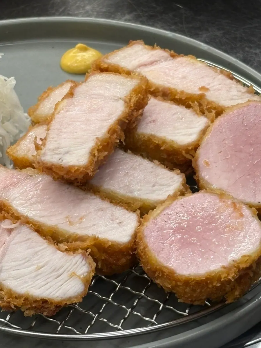 Cross-section of YBD assorted katsu with various cuts