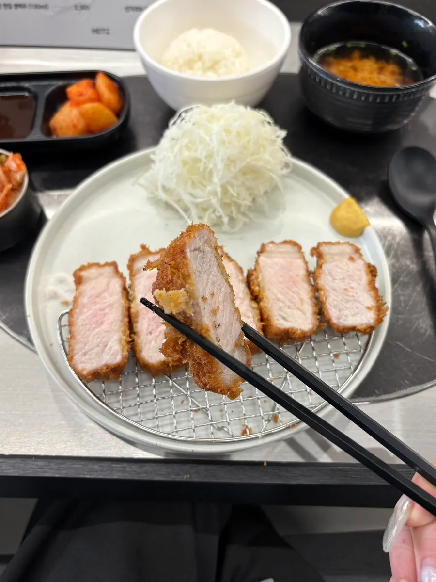 Spicy silbi kimchi served on request