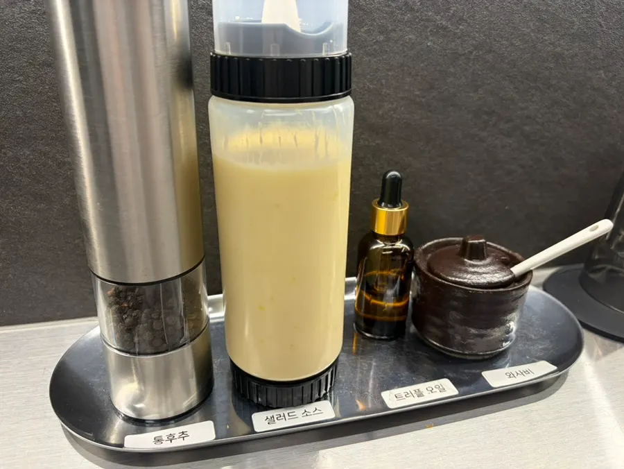 Barley tea served as a complimentary drink