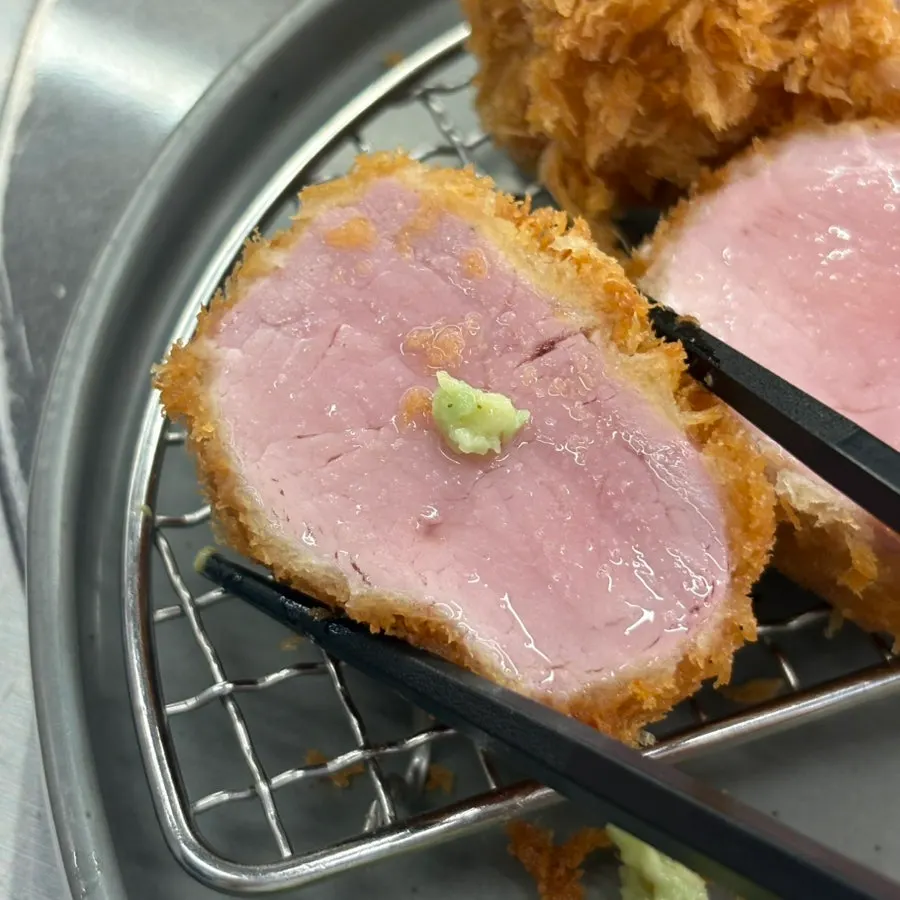 Cross-section of the juicy YBD hire katsu