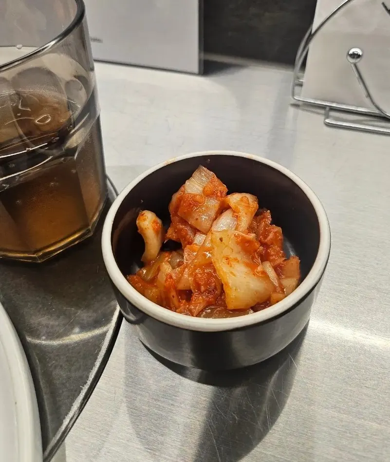 고기카레와 밥, 리필한 미소 장국