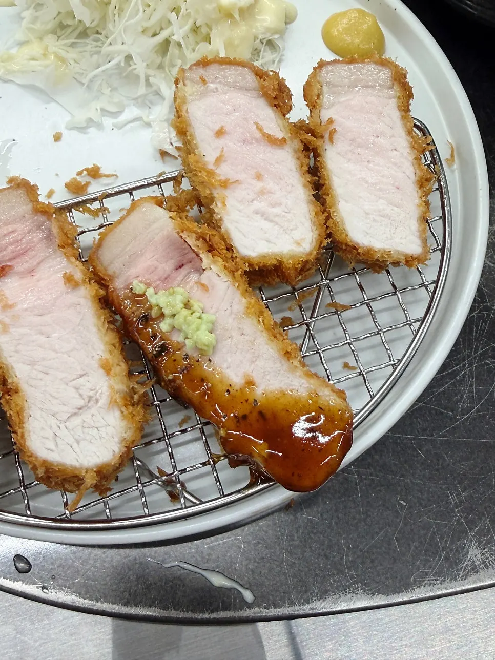 카츠 먹는 순서 안내 카드