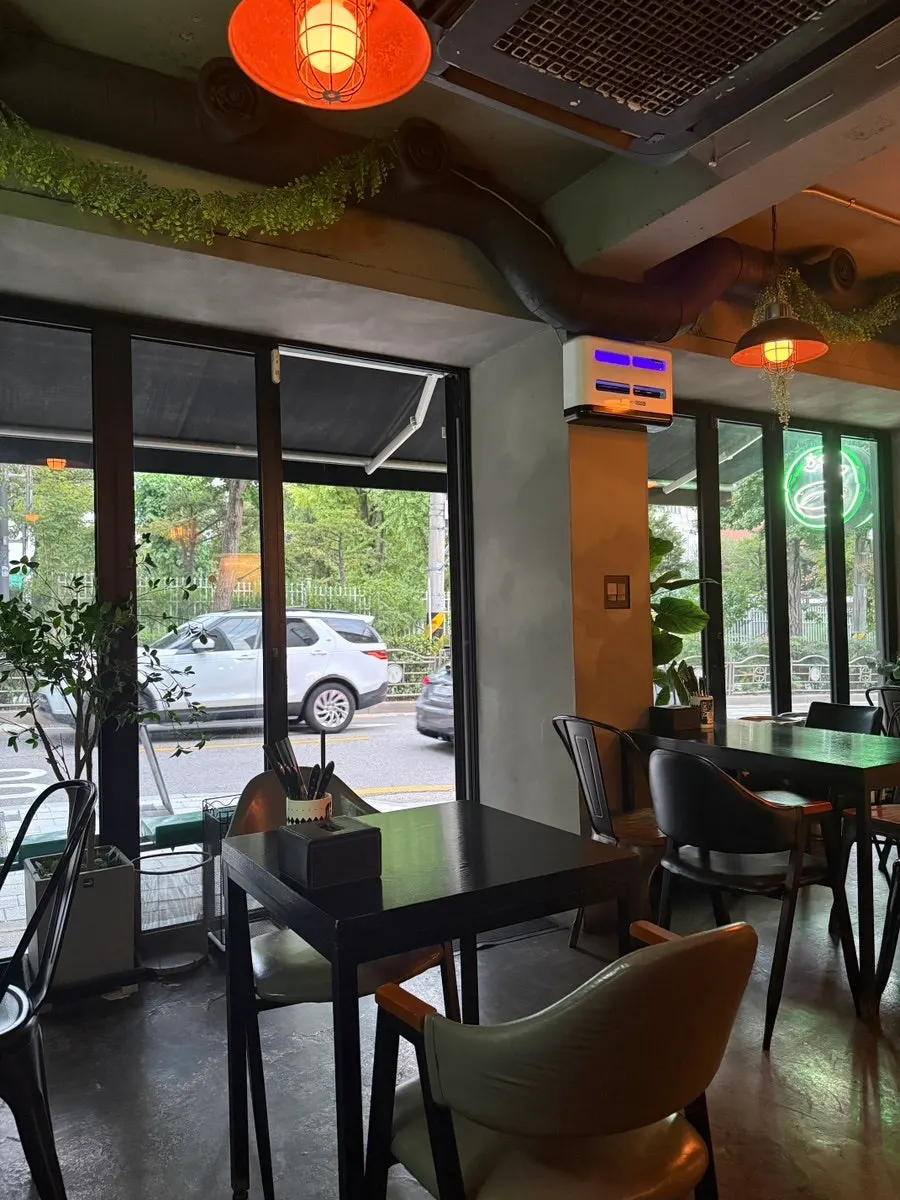 Nighttime interior view of Heui Huam