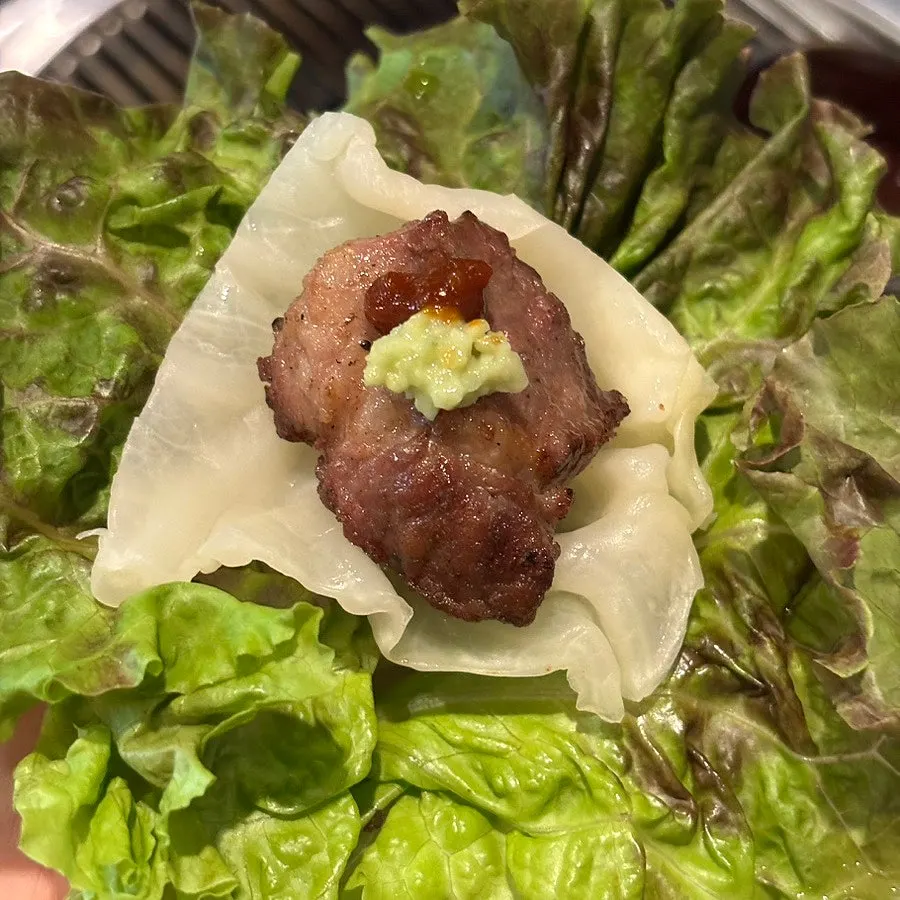 수향미 공기밥과 함께 먹는 흑돼지 목살
