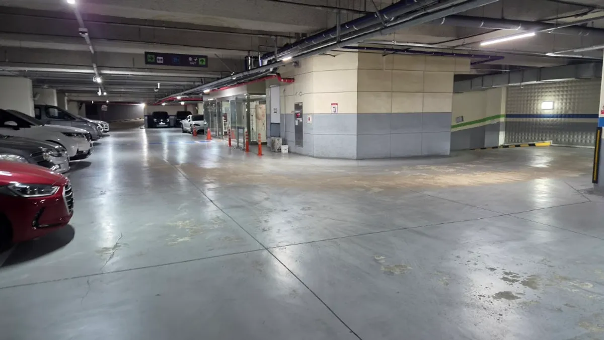 Free basement parking space in the building