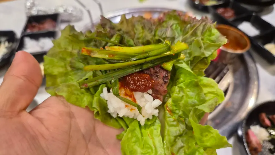 Pork neck grilled golden outside and moist inside