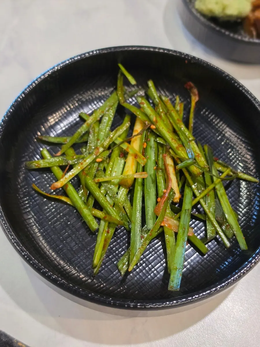 Plate of basic side dishes