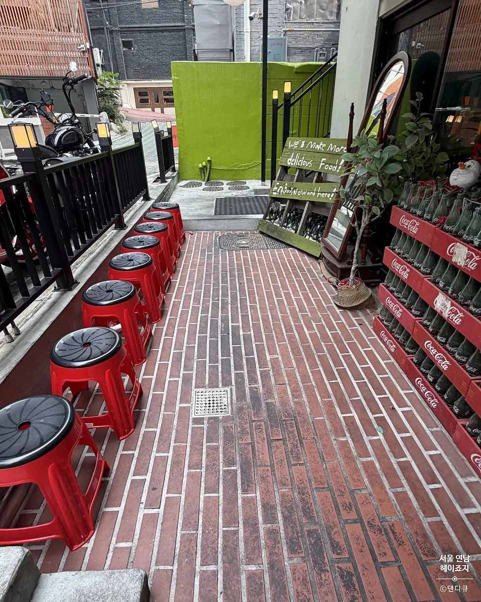 Hey Joji's terrace waiting area