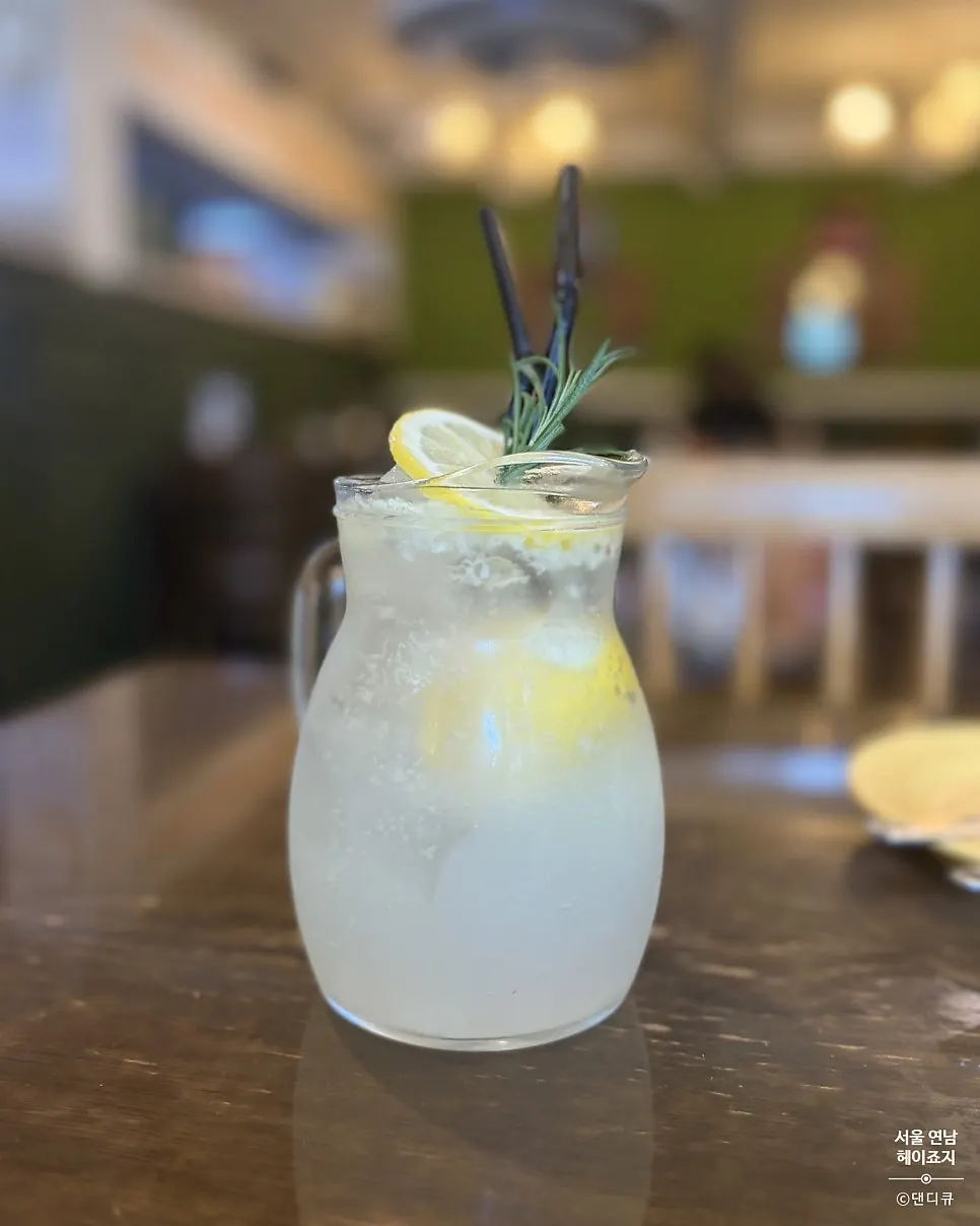A glass of Hey Joji's homemade lemonade
