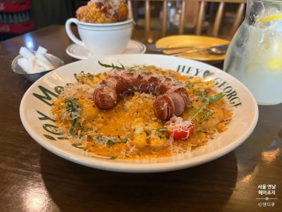 A plate of Hey Joji's jambalaya risotto