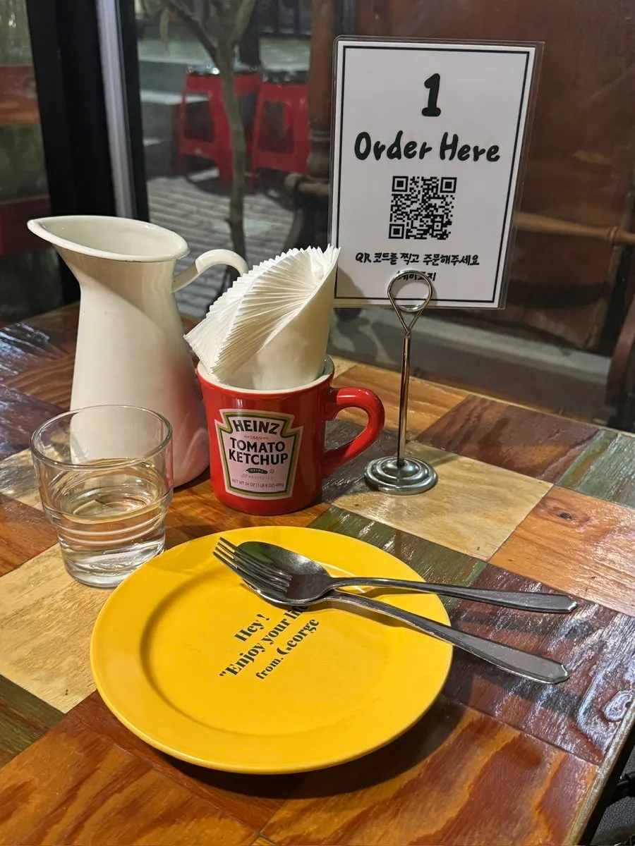 헤이죠지 테이블 번호 QR 주문 안내
