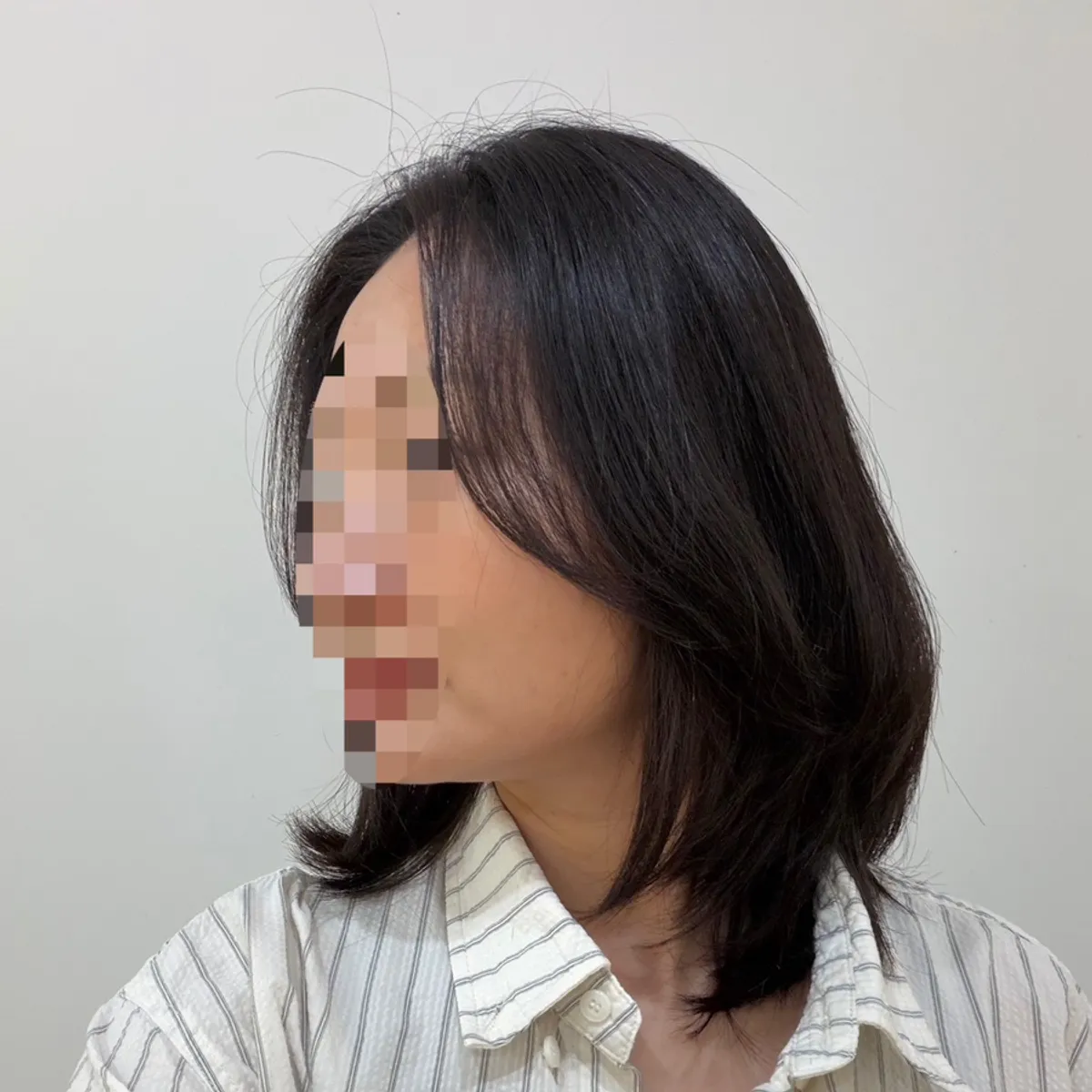 Finished layered cut and volume magic style at Heiro Jamsil Lotte World