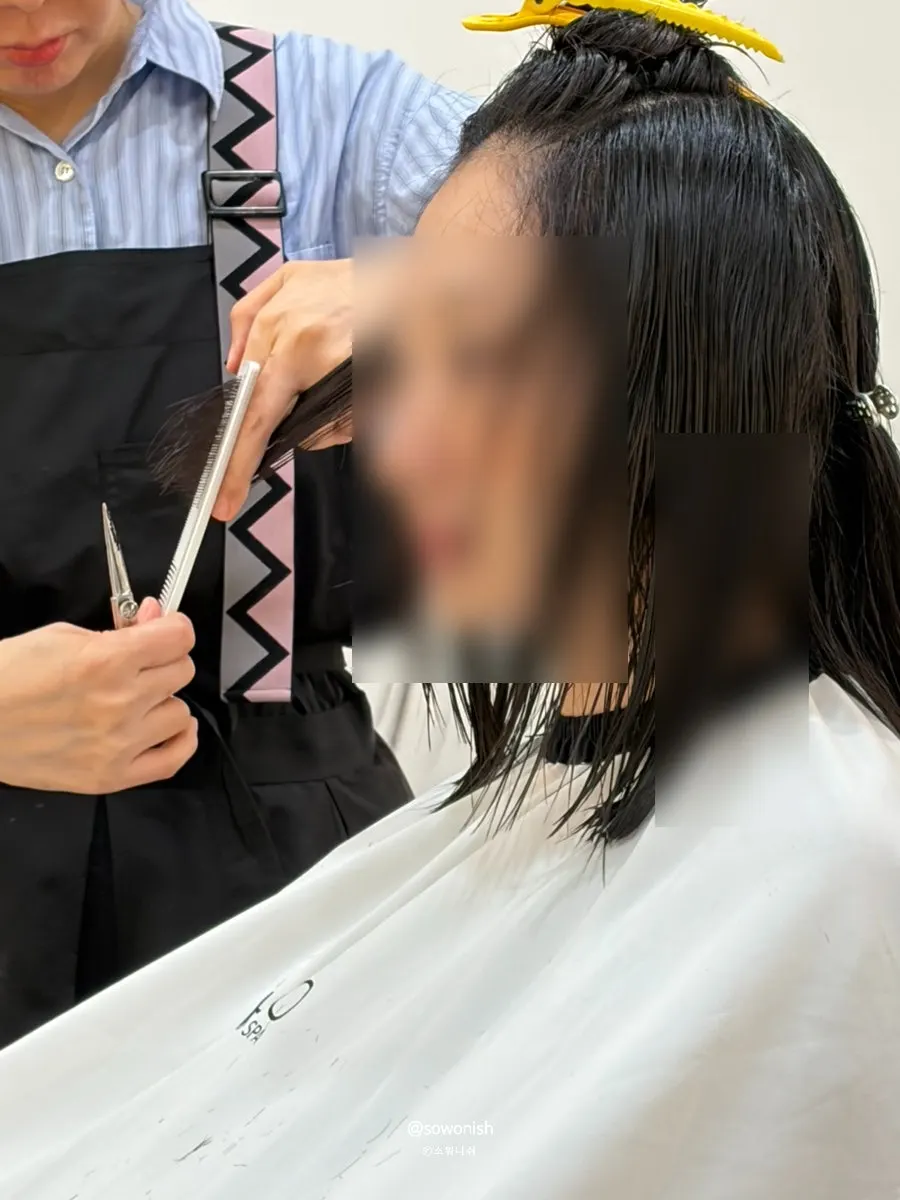Hair care treatment done together with shampoo