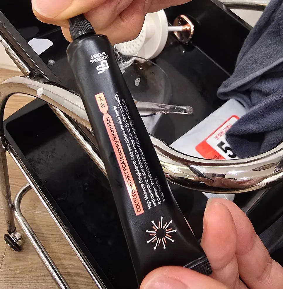 PGA serum used during the scalp spa