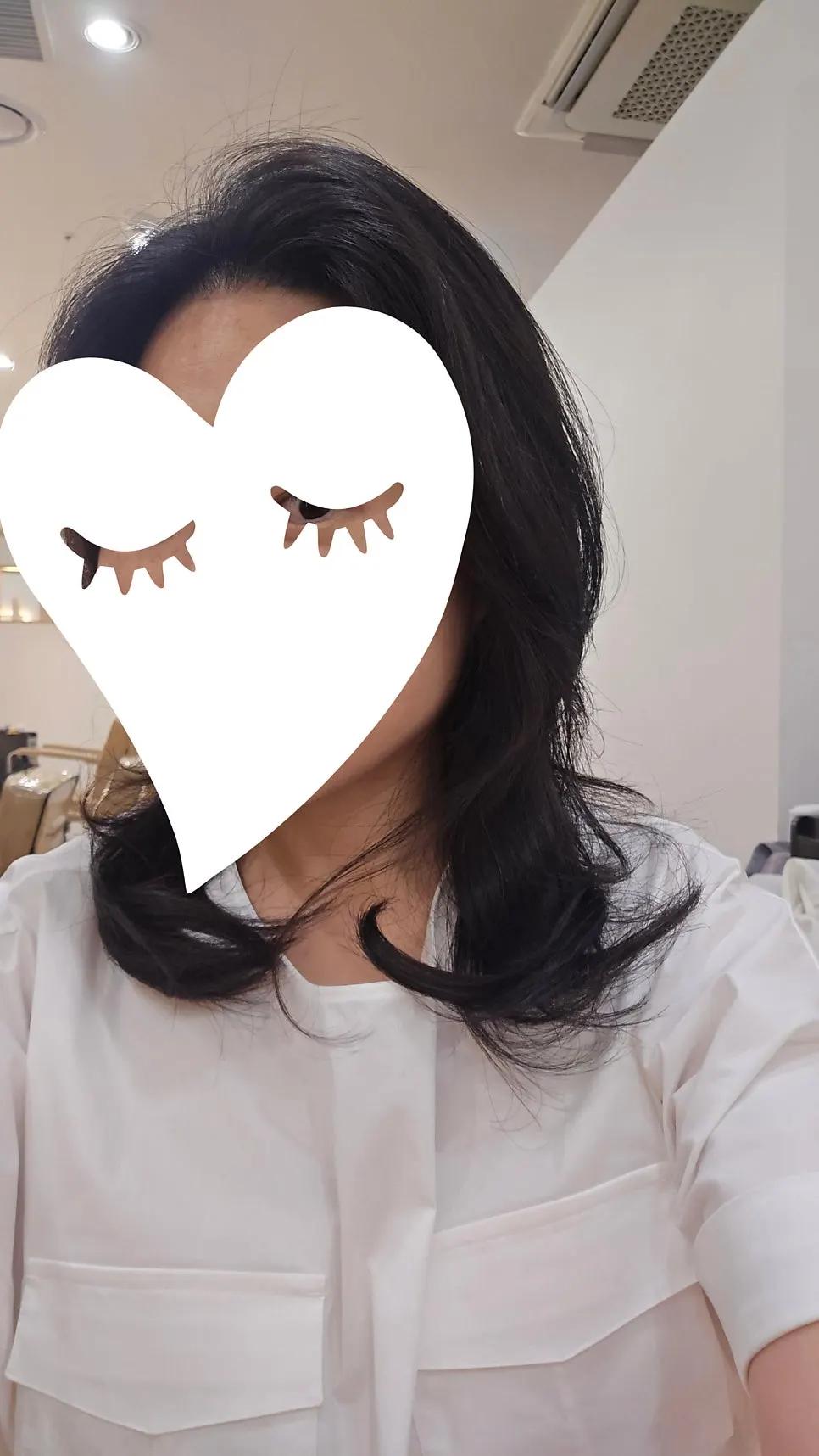 Hair with revived volume after the cut