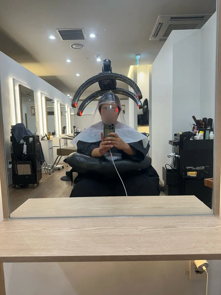 Applying the first round of softening solution for volume magic