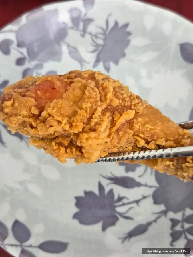 Golden-brown fried chicken pieces