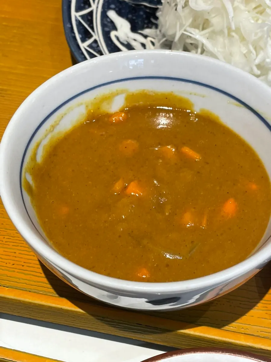 Close-up of the cheese katsu's crispy coating
