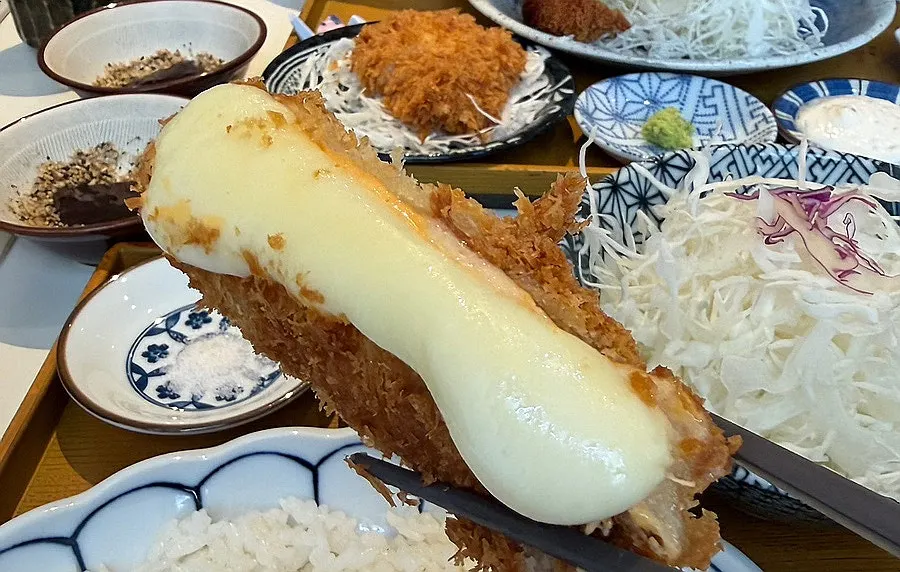 히마와리 돈카츠 정식 마무리 상차림