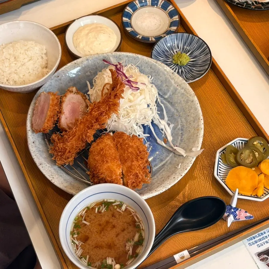 히마와리 모듬카츠A 히레 카츠 상차림
