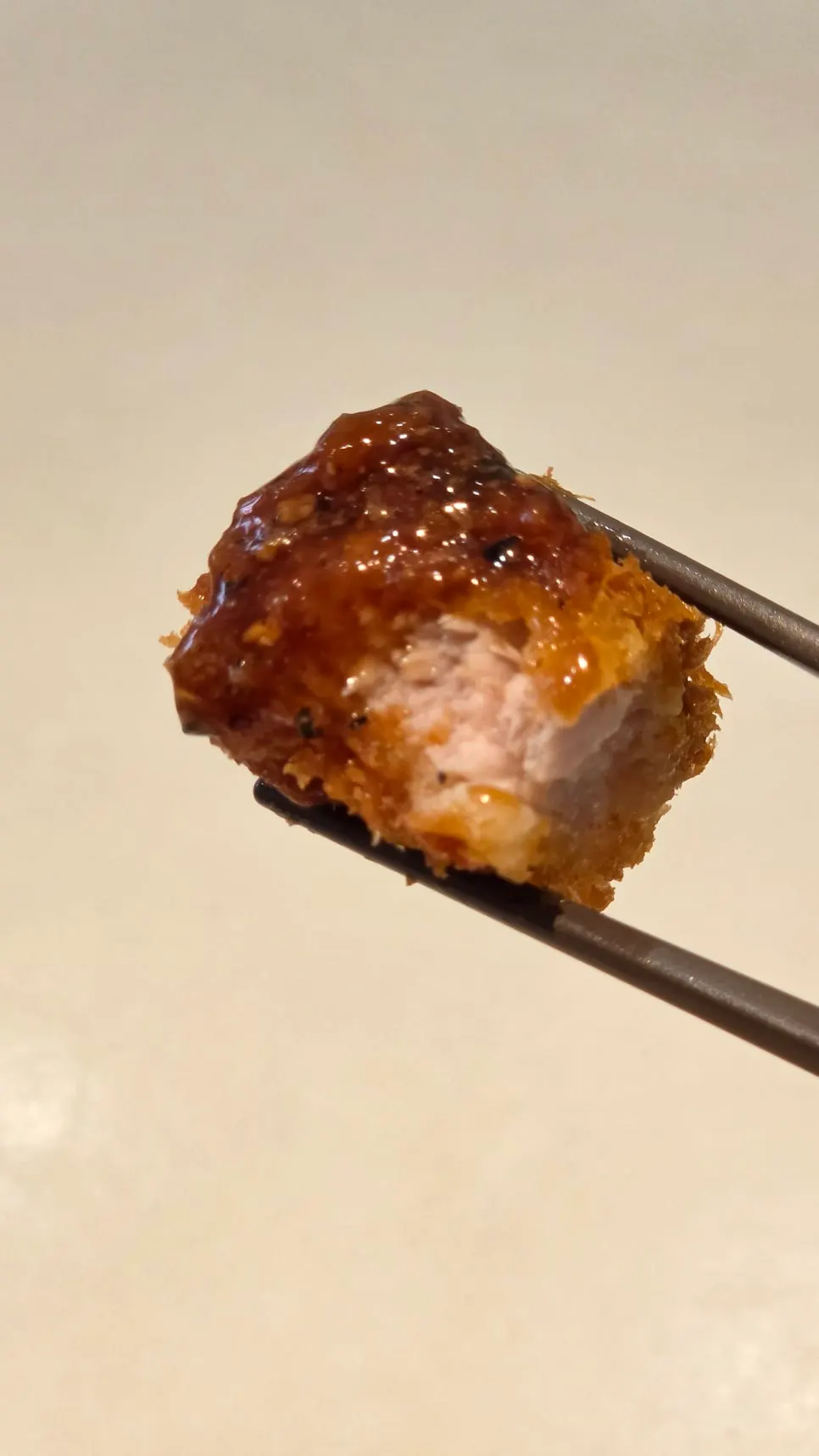 Hire katsu paired with spicy seafood udon